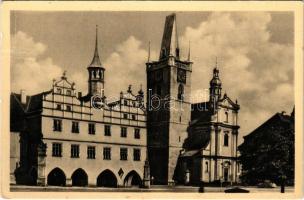1952 Litomerice, Leitmeritz; Stará radnice / old town hall (crease)