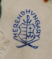 Herendi rózsa, sérült, h: 9 cm