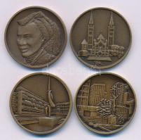 DN "Hollókő" kétoldalas bronz emlékérem + DN "Salgótarján" kétoldalas bronz emlé...