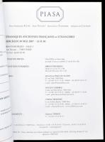 Piasa aukciós katalógus, kerámiák témában, 2007