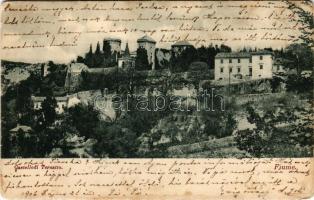 1906 Fiume, Rijeka; Castello di Tersatto. Divald Károly 722. sz. / Trsat castle (EB)