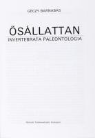 Géczy Barnabás: Ősállattan. Invertebrata Paleontologia. Bp.,1993, Nemzeti Tankönyvkiadó, 595+1 p. Ki...