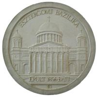 2006. "Esztergomi Bazilika - Épült 1856-ban / Esztergom-Budapesti Főegyházmegye" emlékérem gipsz előlapi POZITÍV nagyminta (152mm) T:AU Hungary 2006. "Esztergomi Bazilika - Épült 1856-ban / Esztergom-Budapesti Főegyházmegye (Esztergom Basilica - Built in 1856 / Archdiocese of Esztergom-Budapest)" obverse POSITIVE large plaster sample (152mm) C:AU