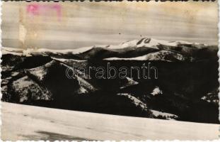 Volóc, Volovec, Volovets; Sztoj (Asztag) és Plaj hegyek. Schönfeld Henrik kiadása / mountains (ragasztónyomok / glue marks)