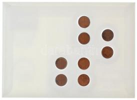 Svájc 1984. 1r bronz (8x) "Szerencselevél - 88.8.8. Heiligkreuz" felbélyegzett borítékon, ...