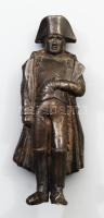 Öntöttvas Napoleon figura, jelzés nélkül, nem áll meg a lábán, szép állapotban, m: 11 cm