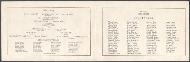 1931 Meghívó a Wekerletelepi Sport Egyesület szépségversennyel egybekötött báljára, a rendezők közöt...