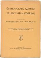 Összefoglaló szemlék a belorvostan köréből I-II. köt. Szerk.: Korányi Sándor, Róth Miklós. Bp., 1922., Mai Henrik és Fia. Kiadói papírkötés, szakadt borítókkal, a II. kötet részben felvágatlan lapokkal. Dr. Heckenast Gusztáv orvos (nem a történész) névbélyegzésével.