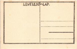 Bicikli, cserkész művészlap / Hungarian scout art postcard s: Jajesnica János (fl)