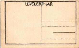 Dobosok, cserkész művészlap / Hungarian scout art postcard s: Jajesnica János (b)