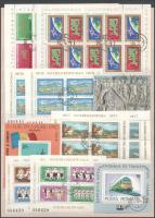 Románia 18 db blokk és kisív