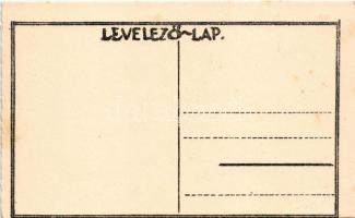 Cserkész művészlap / Hungarian scout art postcard s: Jajesnica János (vágott / cut)