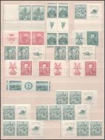 Csehszlovákia 1937-1938 59 db szelvényes bélyeg