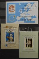 Kis hagyaték amatőr gyűjtésből 5 közepes berakóban, borítékokban, benne bündlik is