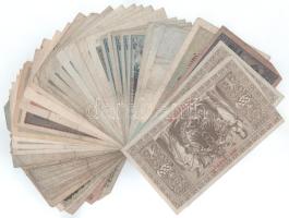 Német Birodalom / Weimar Köztársaság ~1920-1922. 50db-os vegyes inflációs bankjegy tétel T:F,VG