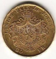 Belgium 1876 20Fr 6,4516g arany T:2/3   aranyáron !