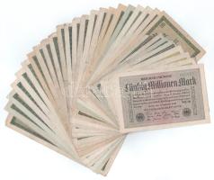 Német Birodalom / Weimar Köztársaság ~1920-1922. 31db-os vegyes inflációs bankjegy tétel T:F,VG