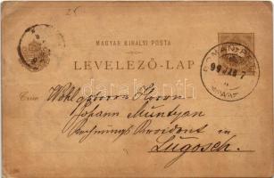 1899 Pozsony, Pressburg, Bratislava; Ezredéves Országos Kiállítás, Dévényi vár, gőzhajók / Devín cas...