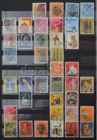 Svájc gyűjtemény, benne sok négyestömb, sok újabb bélyeg, 30 lapos, A/4-es Lindner berakó 54 oldalán