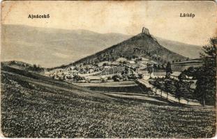 Ajnácskő, Hajnácka; látkép, vár / Hrad / castle (EB)