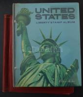 USA több száz bélyeg 2 db albumban