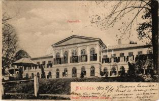 1903 Szliács, Sliac; Pest szálloda. Kerekes Miklós kiadása / spa, hotel (EK)