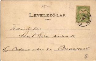 1903 Szliács, Sliac; Pest szálloda. Kerekes Miklós kiadása / spa, hotel (EK)