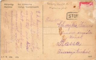 1917 Máriavölgy, Marienthal bei Pressburg, Marianka (Pozsony, Bratislava); Szentkút kápolna / Mariat...