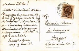 1941 Bihardiószeg, Bihar-Diószeg, Diosig; látkép, Fő tér, Hangya szövetkezet üzlete / general view, ...