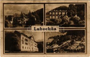 1951 Fenyőháza, Lubochna; mozaiklap / multi-view postcard (EK)