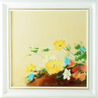 R. Tóth Rozália (1946-2015): Csendélet. Olaj, farost. Jelzett. Dekoratív fakeretben. 40x40 cm