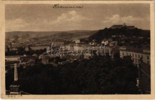 1922 Brno, Brünn; Staré Brno se Spílberkem / general view, castle