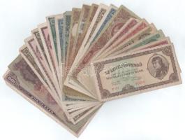 Vegyes 21db-os magyar Pengő és Forint bankjegytétel T:F-G