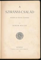 Bokor Malvin: A Szirányi-család. Regény az ifjúság számára. Bp., 1908, Szent István-Társulat, 208+(4...