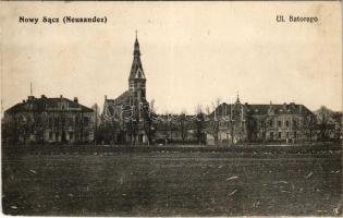 1915 Nowy Sacz, Nowego Sacza, Neu Sandez, Újszandec; Ul. Batorego / street view + "Weiterleiten