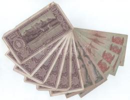 Vegyes 11db-os pengő bankjegy tétel T:F,VG