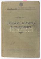 Treitz Péter: Gazdasági ásványtan és talajismeret. Bp., 1929, "Pátria", 237+(1) p.+ 1 (kihajtható térkép, Csonka-Magyarország talajtérképe, 38x54 cm) t. Egyetlen kiadás. Kiadói egészvászon-kötés, kissé foltos borítóval, helyenként kissé foltos lapokkal, a térképen kisebb szakadással.