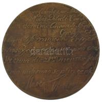 Asszonyi Tamás (1942-) 1970. "Diósgyőri Kohászat 1770-1970" kétoldalas, öntött bronz emlék...