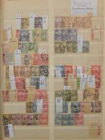 Kb 700 db Turul bélyeg nyomdatechnikai eltérésekkel berakólapokon