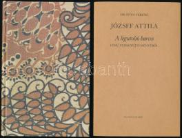 József Attila: A legutolsó harcos. Makó, 1991. Hasonmás kiadás magyarázó tanulmánnyal, papír tokban,...