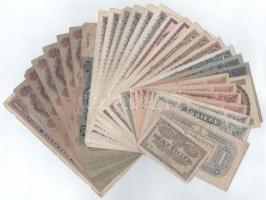Vegyes 32db-os magyar, főleg Pengő bankjegyből álló tétel T:F-G