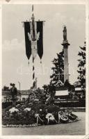 Ipolyság liberated national flag photo So.Stpl (EK)