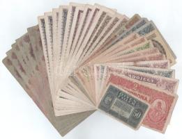 Vegyes 32db-os magyar, főleg Pengő bankjegyből álló tétel T:F-G