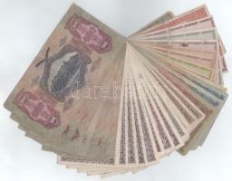 Vegyes 32db-os magyar, főleg Pengő bankjegyből álló tétel T:F-G