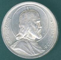 1938. 5P Ag "Szt.István" T:2 apró ph.