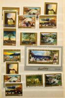 Nagy hagyaték tétel: magyar és külföldi bélyegek 12 db A4 és 7 db közepes berakóban amatőr világgyűj...