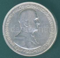 1930. 5P Ag "Horthy jobbra" T:2 kis ph.