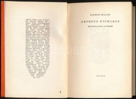 Radnóti Miklós: Orpheus nyomában. Műfordítások kétezer év költőiből. (Budapest, 1943). Pharos kiadóv...