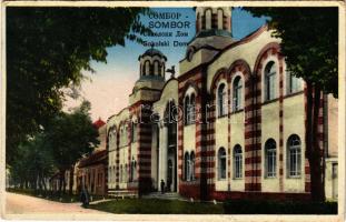 1933 Zombor, Sombor; Szokol ház. Andrija Rangl / Sokolski dom / Sokol building (EK)