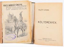 2 db könyv: Pálffy István: Költemények. Székesfehérvár, 1913, Csitári K. és Társa-ny., 1 (címkép) t....
